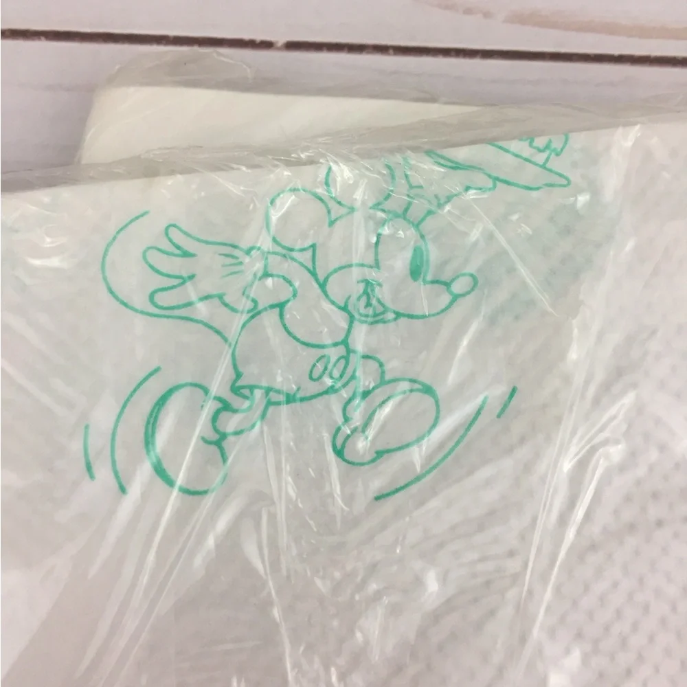 VTG 90s Mickey & Minnie Mouse Retro Diner Paper Tablecloth Gibson Disney Party